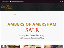 Tablet Screenshot of ambersofamersham.com